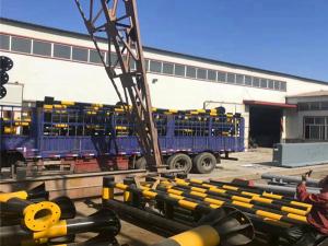 交通標志桿發貨現場